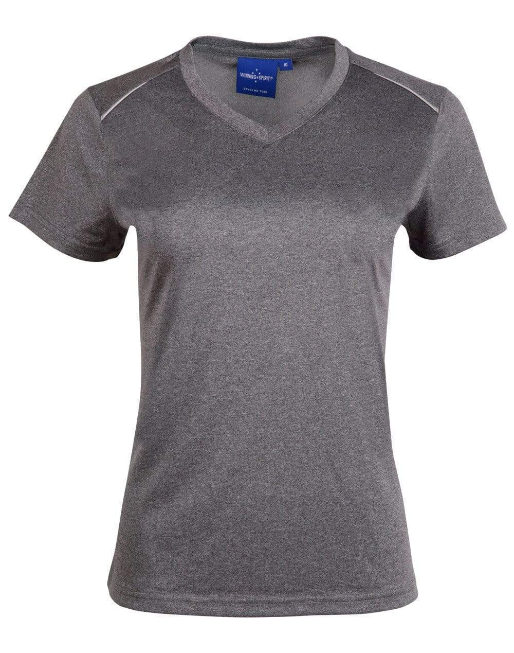 Winning Spirit TS46 HARLAND TEE Women Casual Wear Winning Spirit BLACK 6
