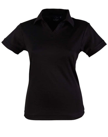 WINNING SPIRIT VICTORY POLO Ladies' PS34A Casual Wear Winning Spirit Black 8
