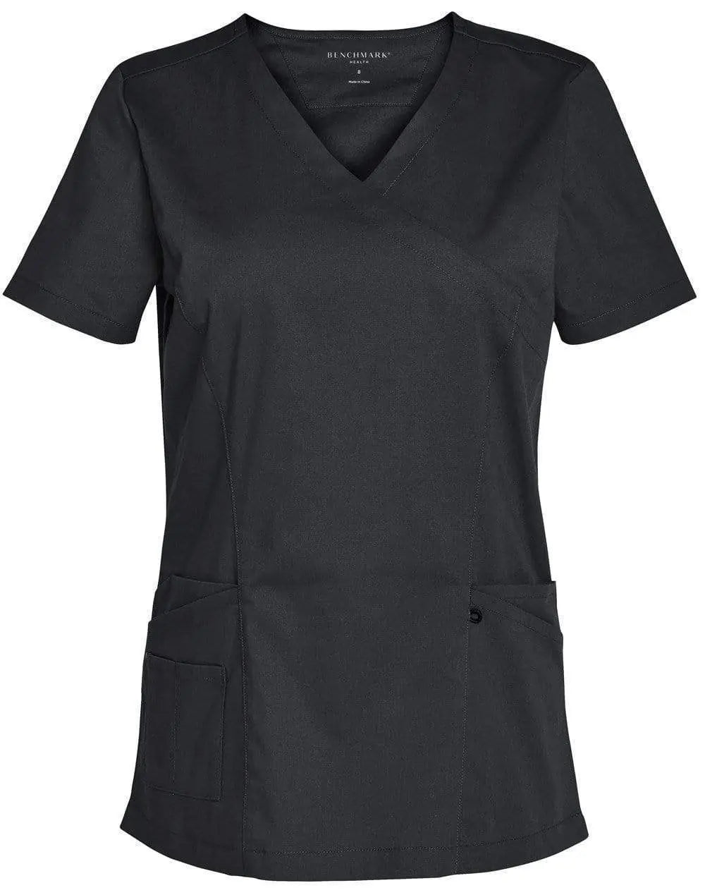 Winning Spirit Ladies Scrub Top M7640 Health & Beauty Winning Spirit Charcoal 2XS