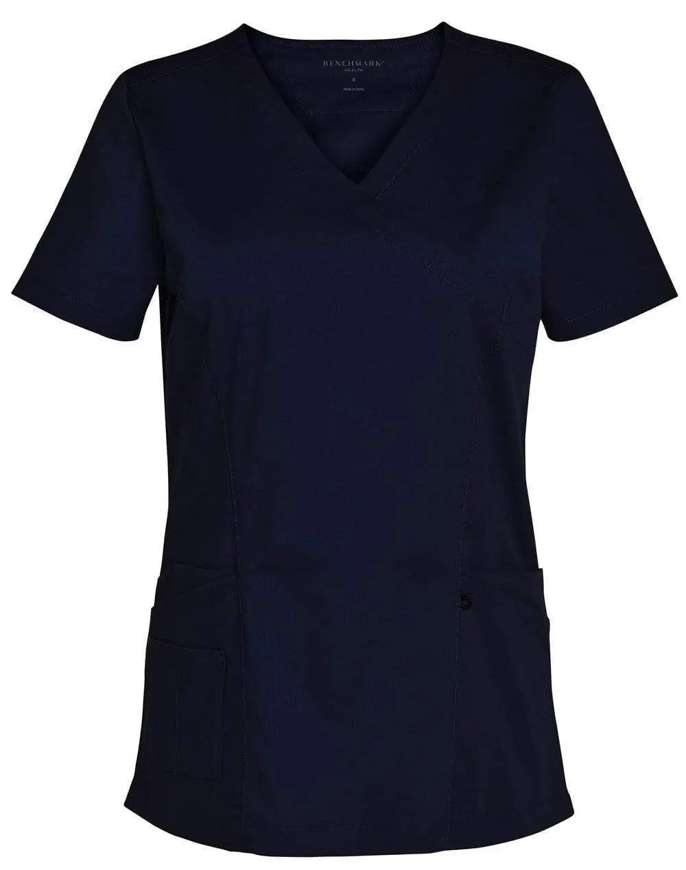 Winning Spirit Ladies Scrub Top M7640 Health & Beauty Winning Spirit Navy 2XS
