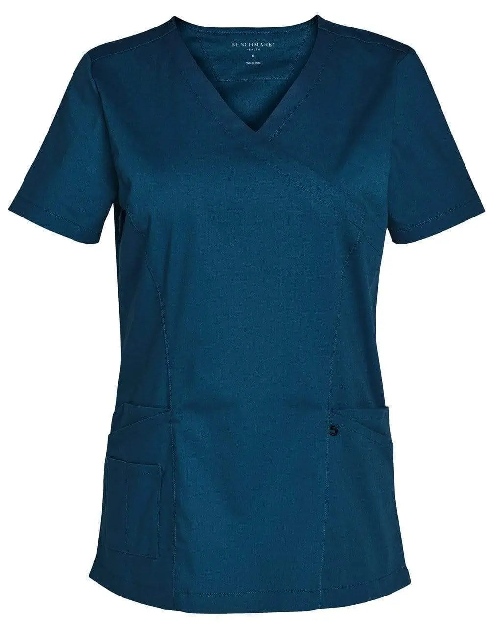 Winning Spirit Ladies Scrub Top M7640 Health & Beauty Winning Spirit Teal 2XS