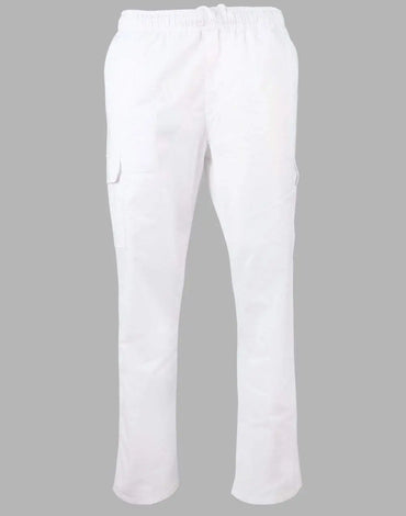 Winning Spirit Mens Functional Chef Pants Cp03 Hospitality & Chefwear Winning Spirit White XS