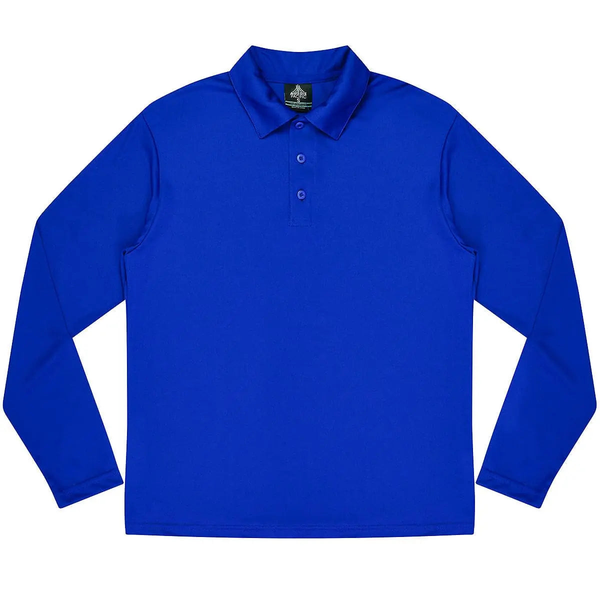 Aussie Pacific Botany Men's Long Sleeve Polo Shirt 1316 Casual Wear Aussie Pacific Royal S