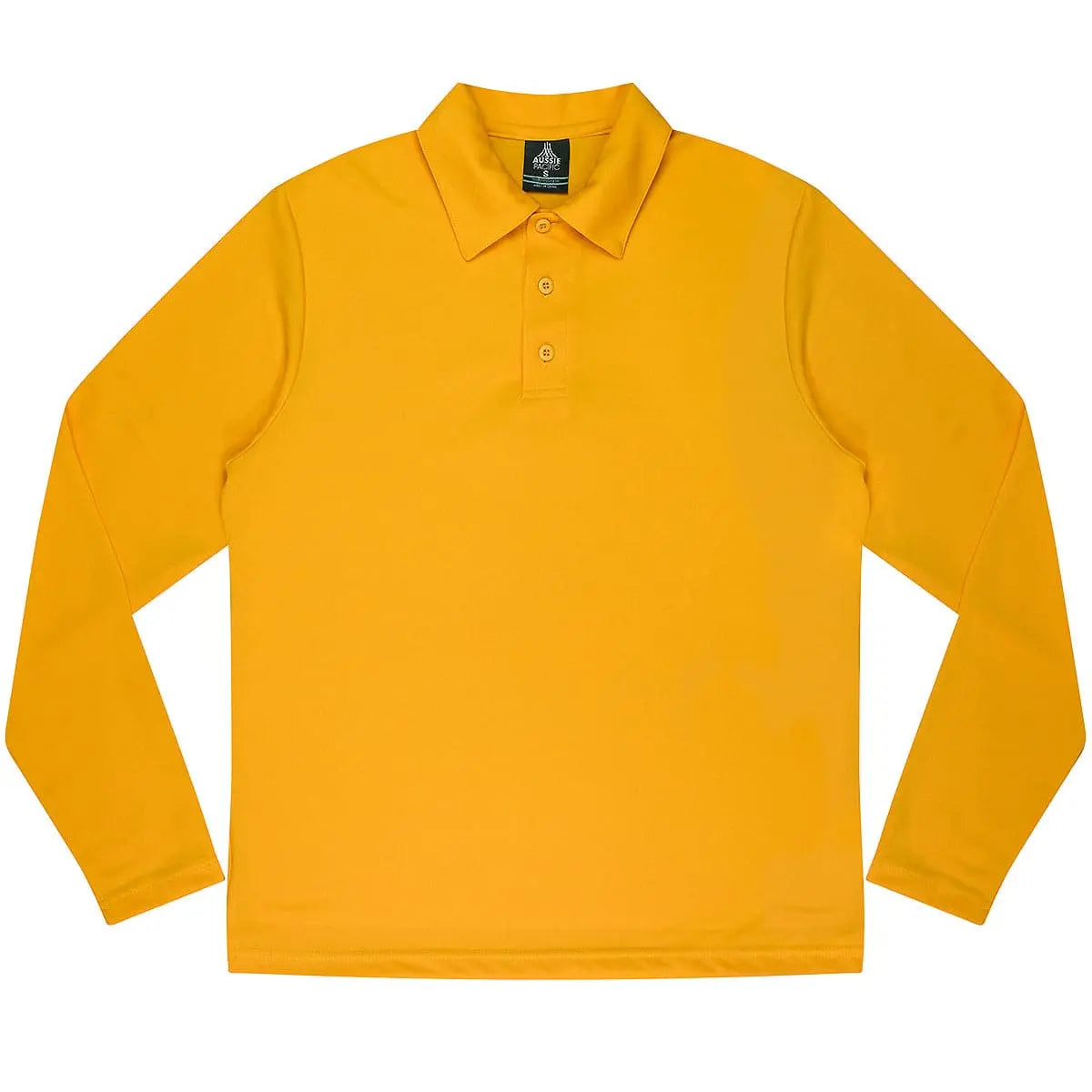 Aussie Pacific Botany Men's Long Sleeve Polo Shirt 1316 Casual Wear Aussie Pacific Gold S