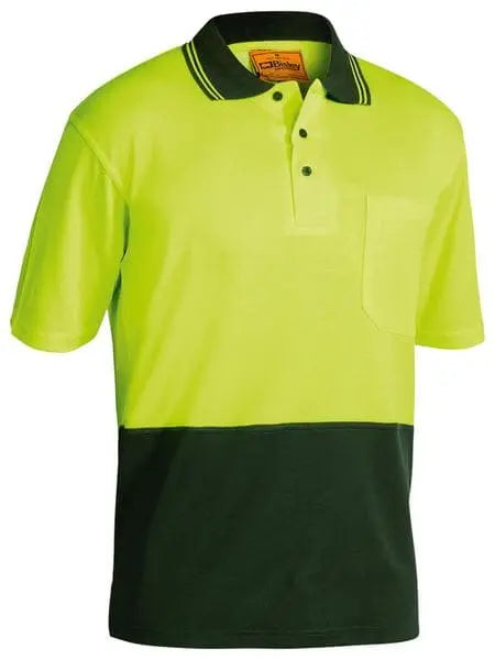 Bisley Workwear Hi-vis Short Sleeve Polo Shirt BK1234 - City Workwear