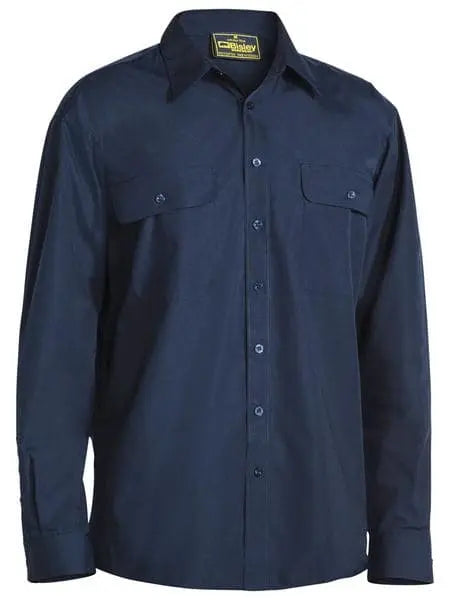 Bisley Workwear Permanent Press Shirt Long Sleeve BS6526 - City Workwear
