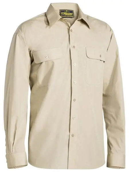 Bisley Workwear Permanent Press Shirt Long Sleeve BS6526 - City Workwear