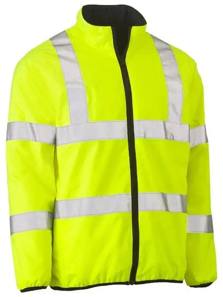 Bisley Workwear Taped Hi Vis Reversible Puffer Jacket BJ6350HT - City Workwear