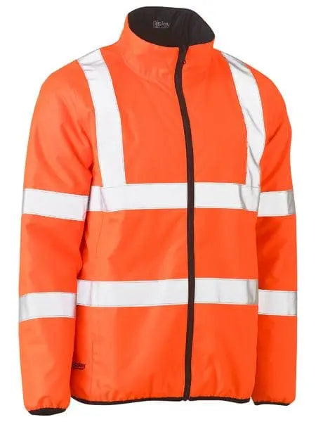 Bisley Workwear Taped Hi Vis Reversible Puffer Jacket BJ6350HT - City Workwear
