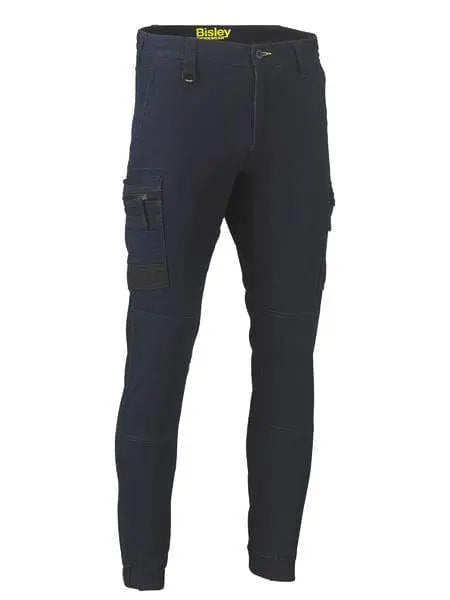 Bisley Flx And Move™ Stretch Denim Cargo Cuffed Pants BPC6335 - City Workwear