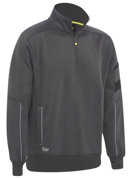Bisley Work Fleece 1/4 Zip Pullover With Sherpa Lining BK6924 - City Workwear