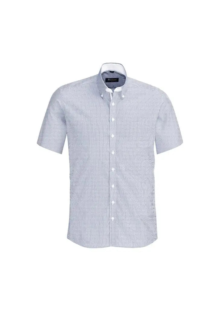 Biz Corporates Fifth Avenue Mens Short Sleeve Shirt 40122 - Flash Uniforms