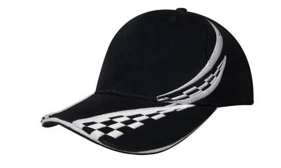 Headwear Checker Embroidery & Sandwich Cap X12 - 4076 - City Workwear