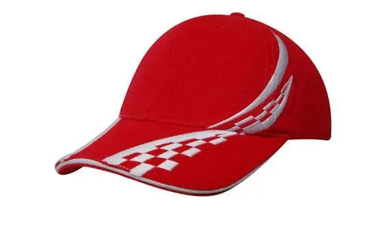 Headwear Checker Embroidery & Sandwich Cap X12 - 4076 - City Workwear