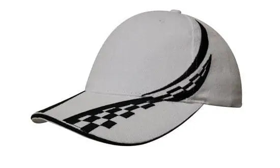 Headwear Checker Embroidery & Sandwich Cap X12 - 4076 - City Workwear