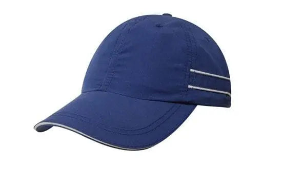 Headwear Microfibre Cap W/piping & Sandwich X12 - 4077 - City Workwear