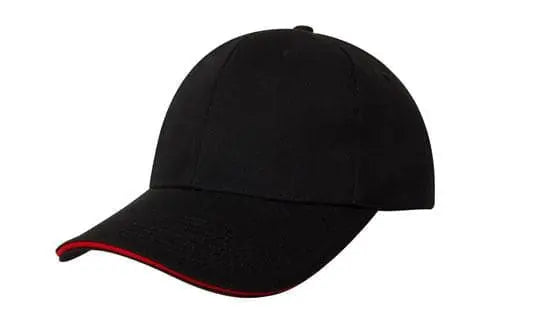 Headwear Chino Twill Cap W/sandwcih X12 - 4080 - City Workwear