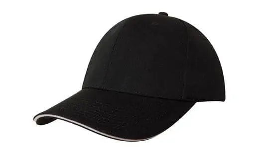 Headwear Chino Twill Cap W/sandwcih X12 - 4080 - City Workwear