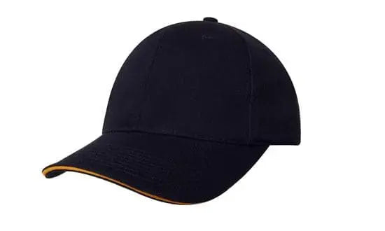 Headwear Chino Twill Cap W/sandwcih X12 - 4080 - City Workwear