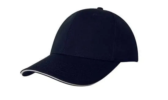 Headwear Chino Twill Cap W/sandwcih X12 - 4080 - City Workwear