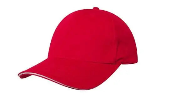 Headwear Chino Twill Cap W/sandwcih X12 - 4080 - City Workwear