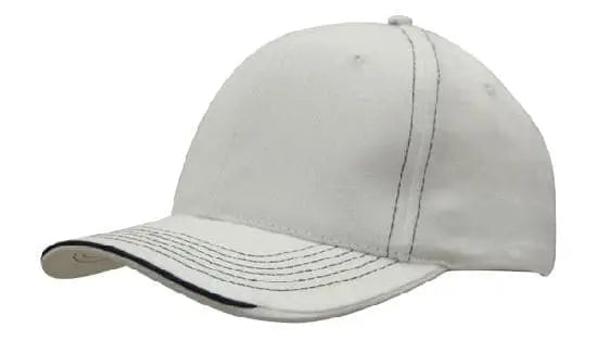 Headwear Cap With Contrast Sts & Sandwich X12 - 4097 - City Workwear