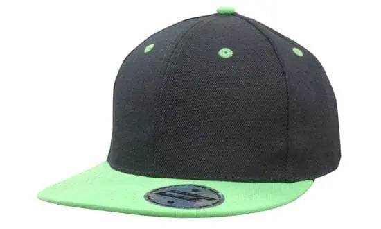 Headwear Kids Amer/t Flat Peak 2 Tone Cap X12 - City Workwear