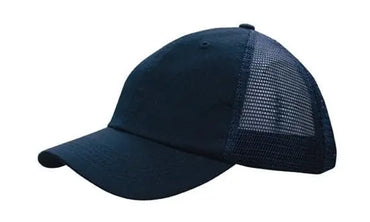Headwear Washed Chino Soft Mesh Back Cap X12 - 4145 - City Workwear