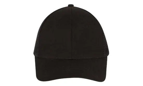 Headwear Brushed Cotton With Mesh Back Cap X12 - 4181 - City Workwear