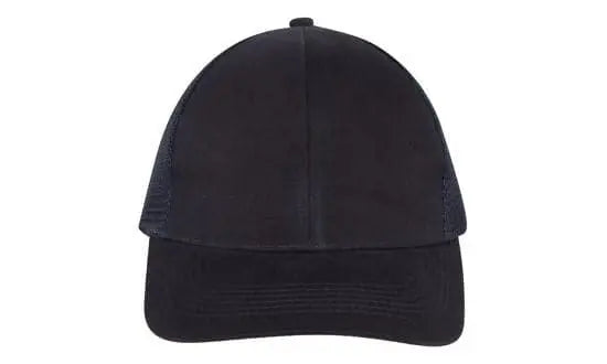 Headwear Brushed Cotton With Mesh Back Cap X12 - 4181 - City Workwear