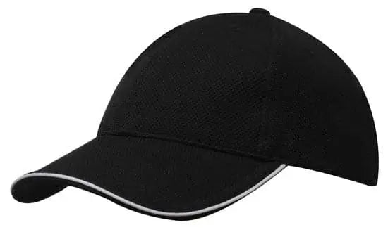 Headwear Double Pique Mesh W/sandwich Cap X12 - 4185 - City Workwear