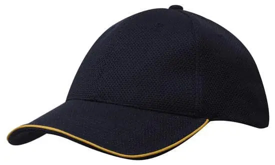 Headwear Double Pique Mesh W/sandwich Cap X12 - 4185 - City Workwear