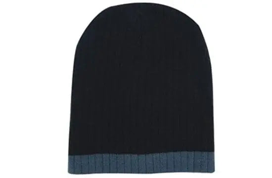 Headwear Two Tone Cable Knit Beanie X12 - City Workwear
