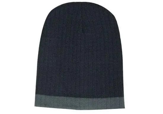Headwear Two Tone Cable Knit Beanie X12 - City Workwear