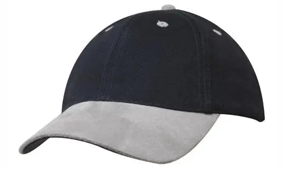 Headwear Brushed Heavy Cotton W/suede Peak Cap X12 - 4200 - City Workwear