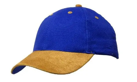 Headwear Brushed Heavy Cotton W/suede Peak Cap X12 - 4200 - City Workwear