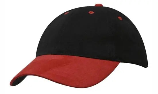 Headwear Brushed Heavy Cotton W/suede Peak Cap X12 - 4200 - City Workwear