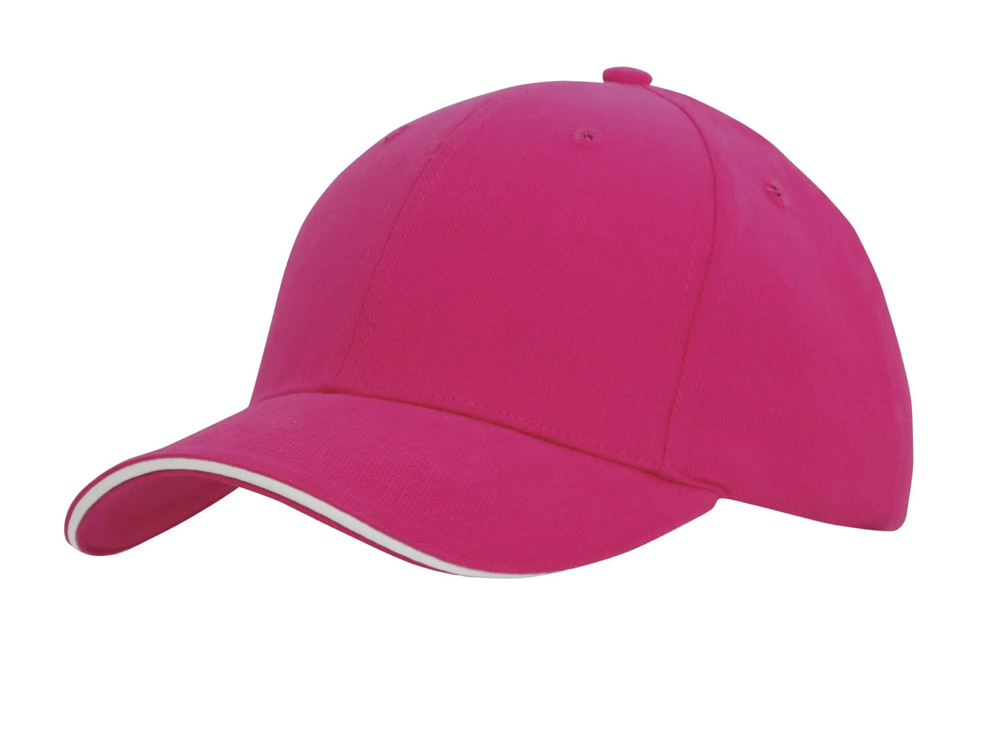 Headwear Brushed Heavy Cotton Cap With Sandwich Trim X12 - 4210 - City Workwear
