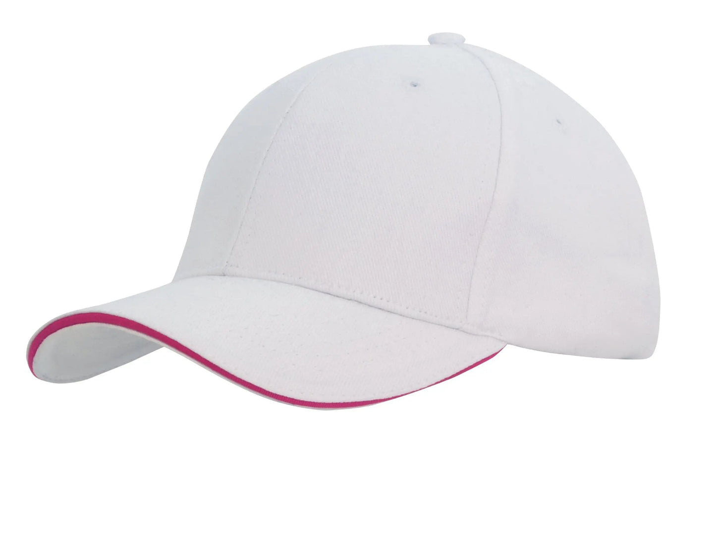Headwear Brushed Heavy Cotton Cap With Sandwich Trim X12 - 4210 - City Workwear