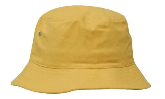 Headwear Bucket Hat With Sandwich Trim Brushed Heavy Sports Twill *no Sandwich* X12 - City Workwear