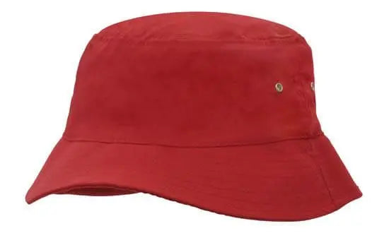Headwear Bucket Hat With Sandwich Trim Brushed Heavy Sports Twill *no Sandwich* X12 - City Workwear
