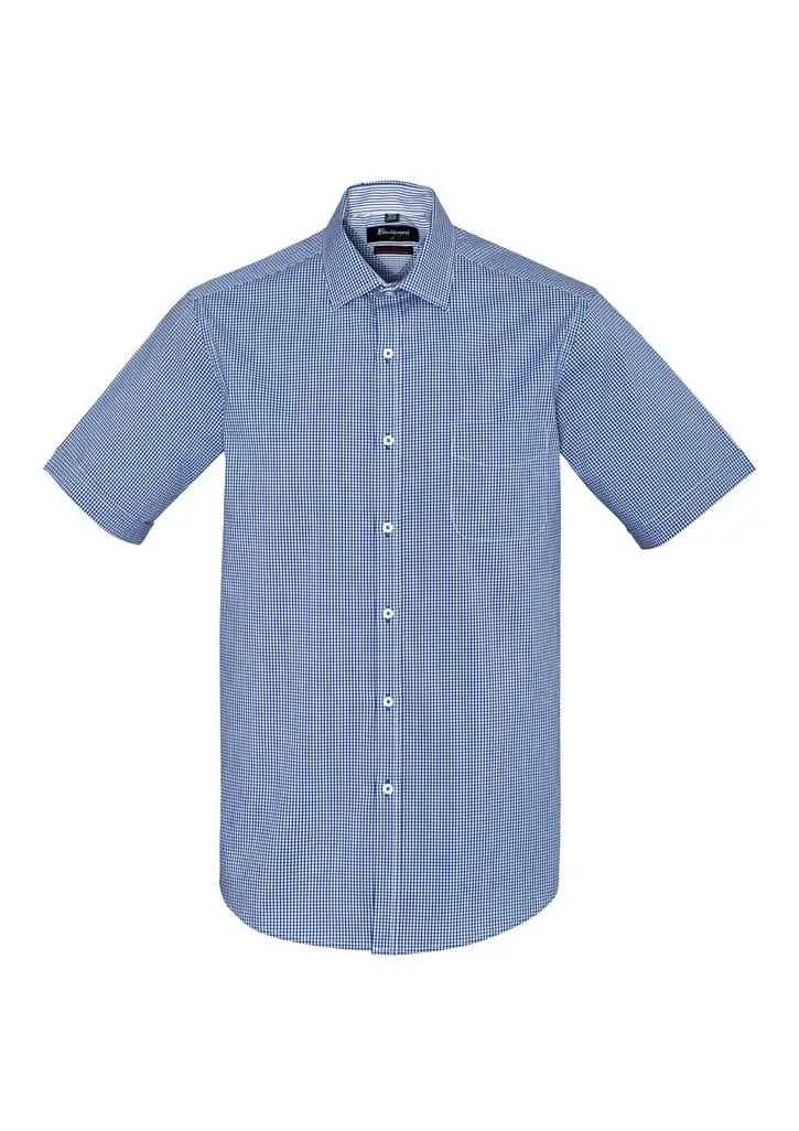 Biz Corporates Newport Mens Short Sleeve Shirt 42522 - Flash Uniforms