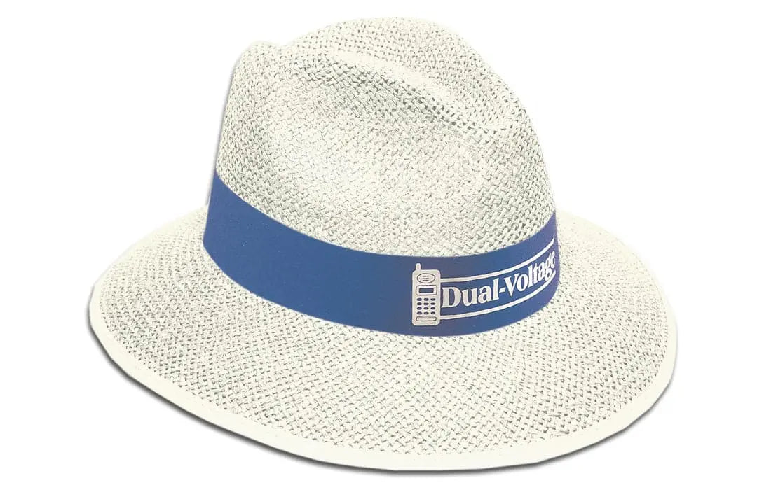 Headwear White Madrid String Straw Hat X12 - S4264 - City Workwear