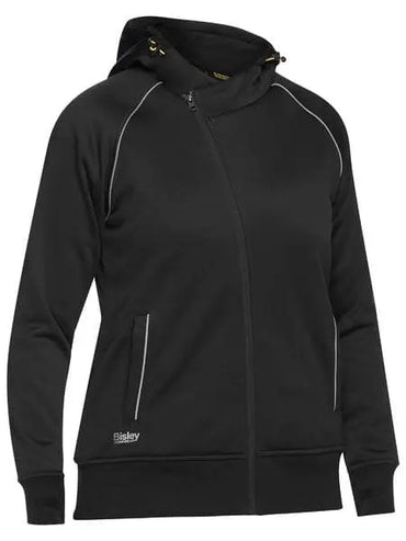 Bisley Women's Fleece Zip Front Hoodie With Sherpa Lining BKL6925 - City Workwear