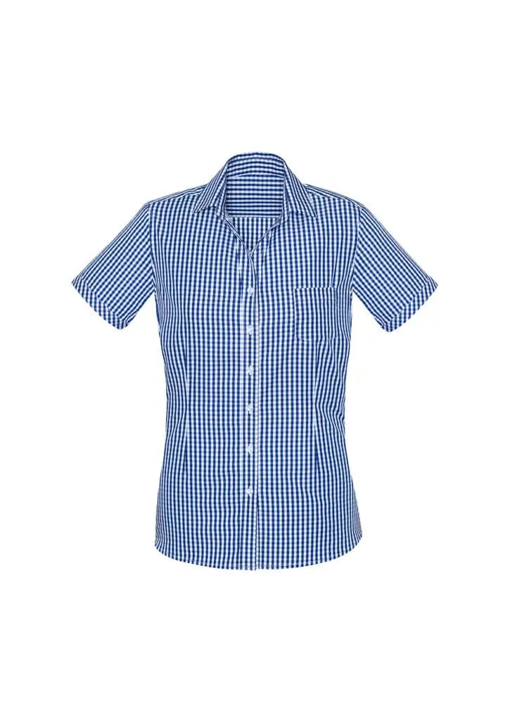 Biz Corporates Springfield Womens Short Sleeve Shirt 43412 - Flash Uniforms