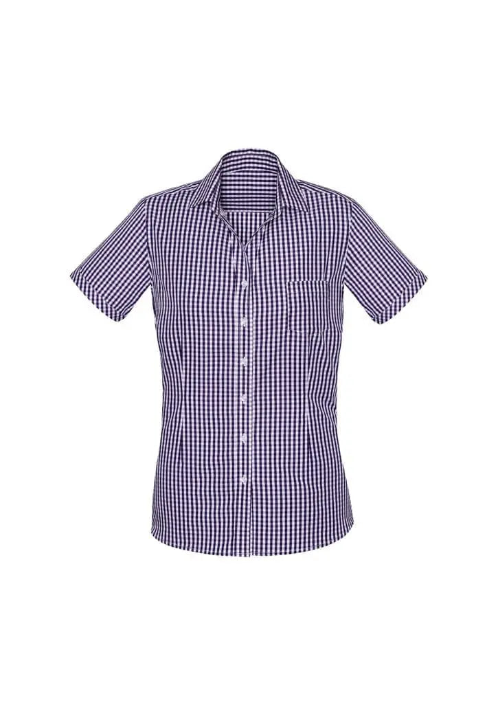 Biz Corporates Springfield Womens Short Sleeve Shirt 43412 - Flash Uniforms