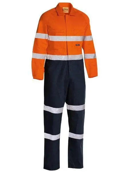 Bisley Taped Hi Vis Drill Coverall BC6357T - City Workwear