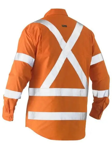 X Taped Hi Vis Recycled Drill Shirt BS6266XT - City Workwear