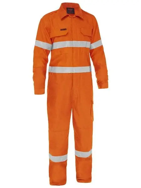 Bisley Apex 185 Taped Hi Vis FR Ripstop Coverall BC8478T - Flash Uniforms