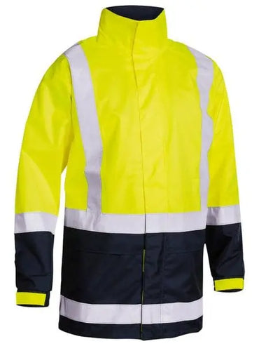 Bisley Taped Hi Vis Recycled Rain Shell Jacket BJ6766T - City Workwear